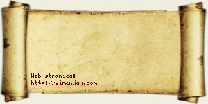 Jasminka Stanić vizit kartica